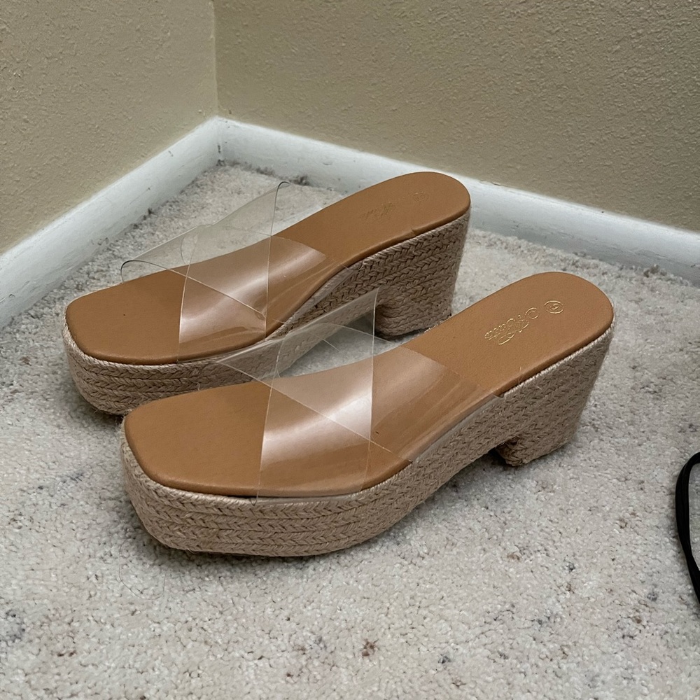 Woven sandals